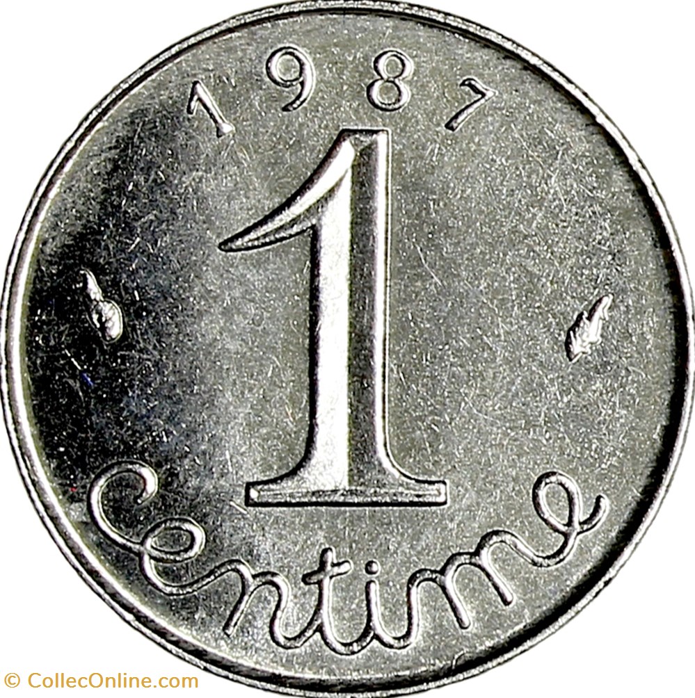 1 centime épi, 1987 monnaies monde france 1 centime epi 1987