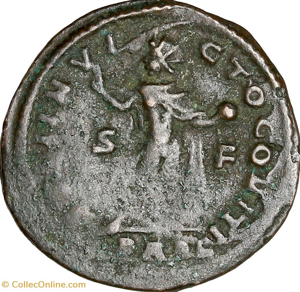 Follis de Constantin Ier, Sol, 315-316, Arles monnaies antiques romaines imperiales et republicaines follis de constantin ier sol 315 316 arles