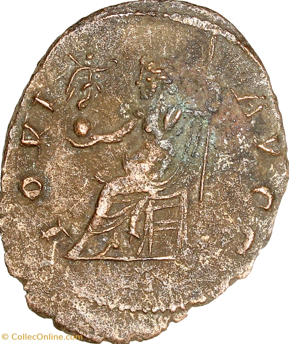 Aurelianus de Dioclétien, Jupiter, 292, Lyon monnaies antiques romaines imperiales republicaines aurelianus de diocletien jupiter 292 lyon