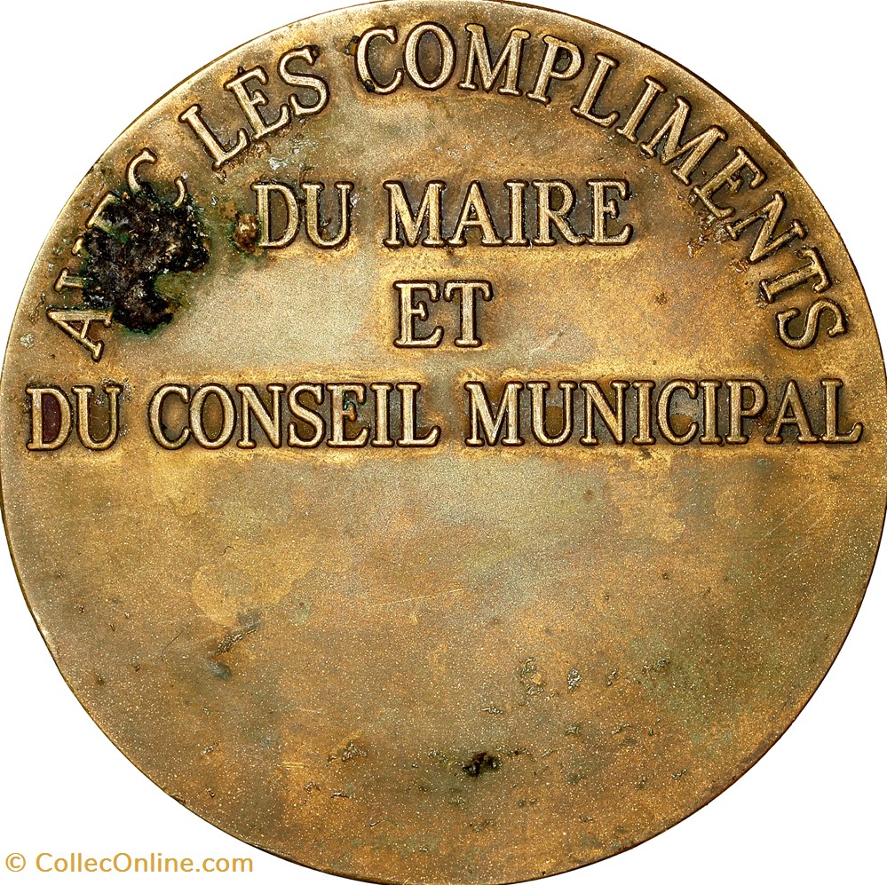 medailles france medaille de chateau chinon annees 1980