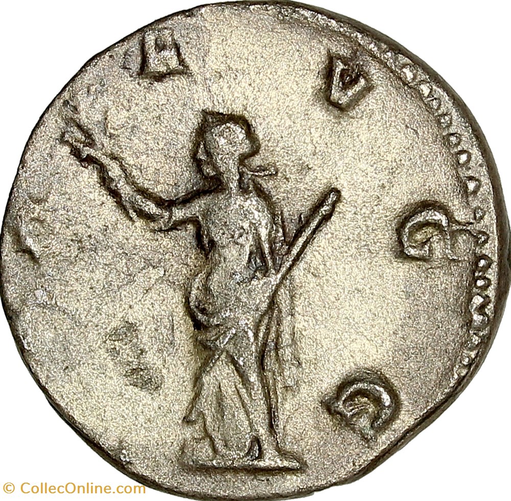 monnaies antiques romaines imperiales et republicaines antoninien de volusien pax 251 253 rome