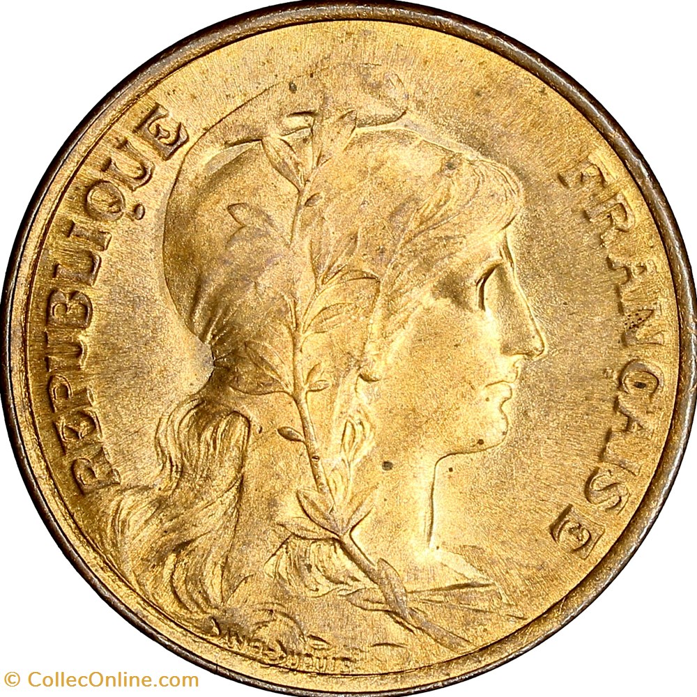 monnaies monde france 5 centimes daniel dupuis iiie republique 1917