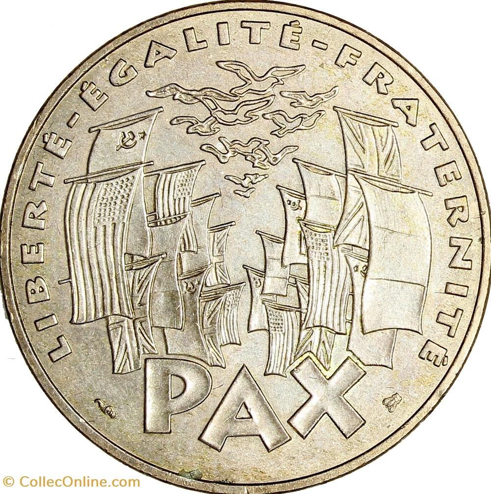 monnaies monde france 100 francs 8 mai 1945 1995