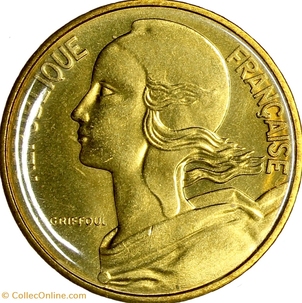 monnaies monde france 10 centimes marianne fdc 1984