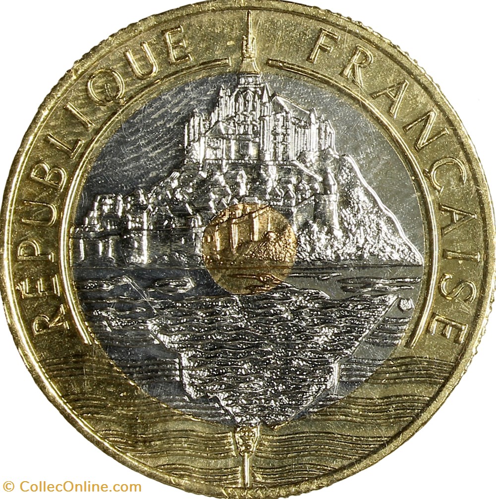 20 francs Mont Saint-Michel, BU, 2001 monnaies monde france 20 francs mont saint michel bu 2001