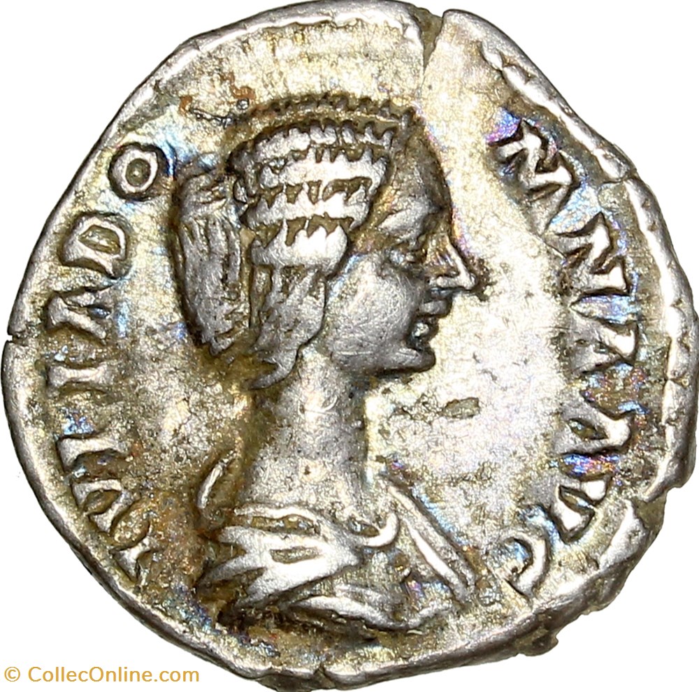 monnaies antiques romaines imperiales et republicaines denier de julia domna venus 194 rome