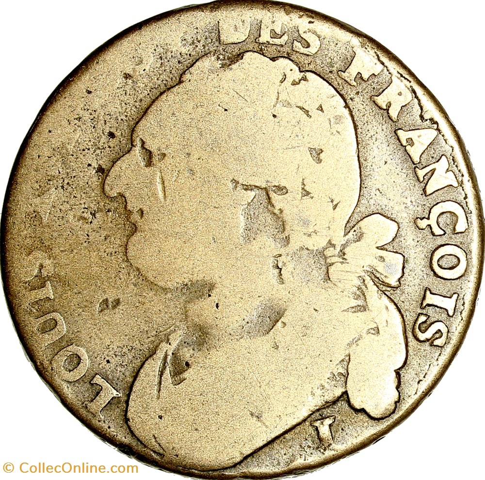 12 deniers au faisceau type François, Louis XVI, 1792, an 4, Limoges monnaies monde france 12 deniers au faisceau type francois louis xvi 1792 an 4 limoges