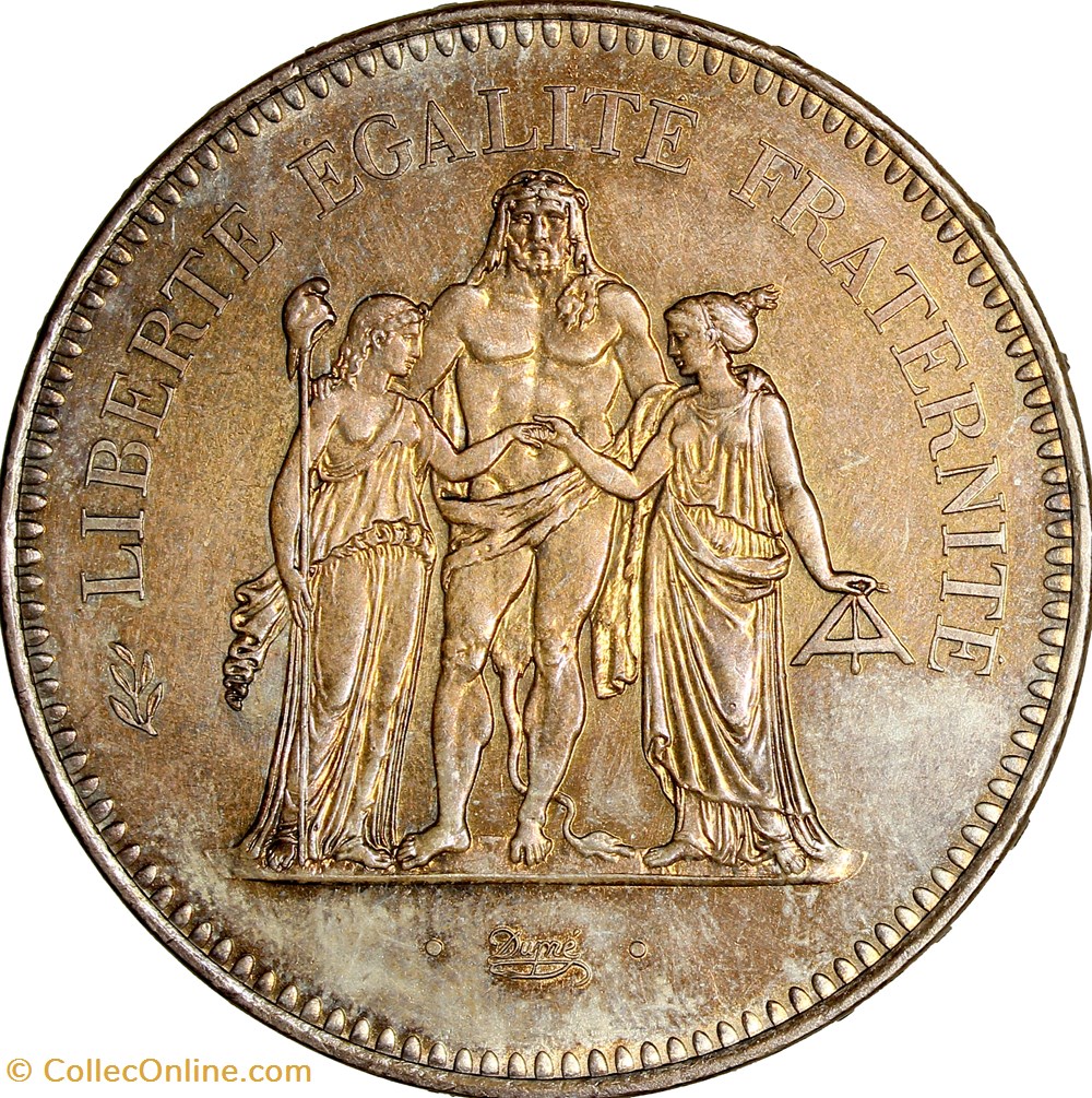 50 francs Hercule, 1975 monnaies monde france 50 francs hercule 1975