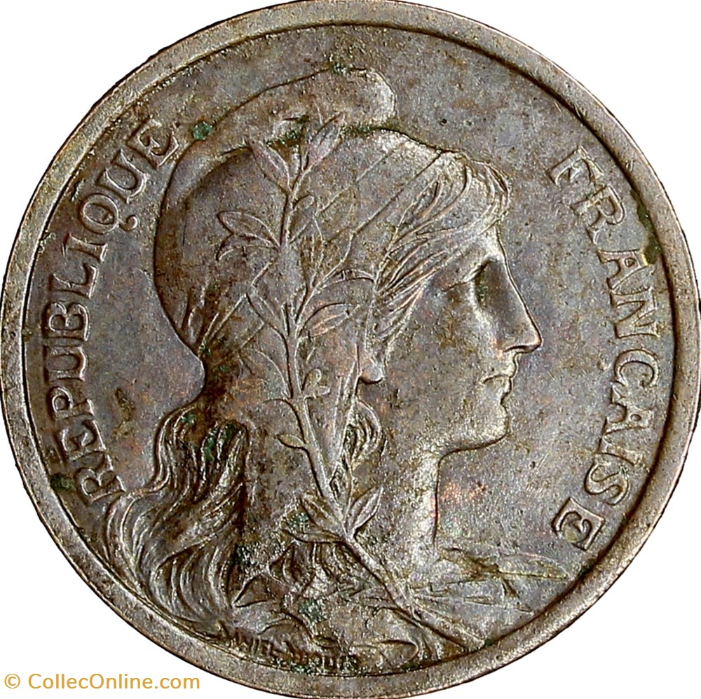 2 centimes Daniel-Dupuis, IIIe République, 1911 monnaies france modernes 2 centimes daniel dupuis iiie republique 1911
