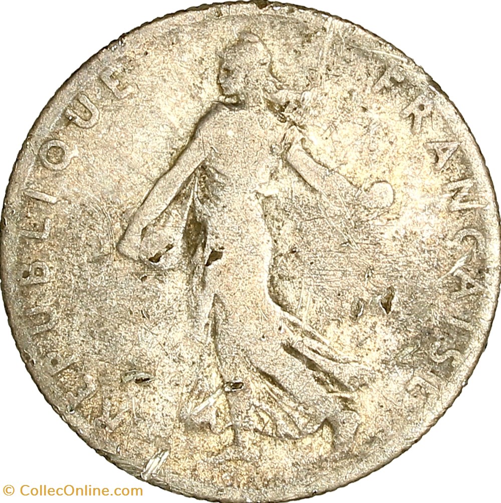 monnaies monde france 50 centimes semeuse iiie republique 1906