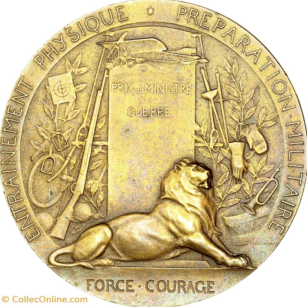 medailles france medaille du ministere de la guerre apres 1880