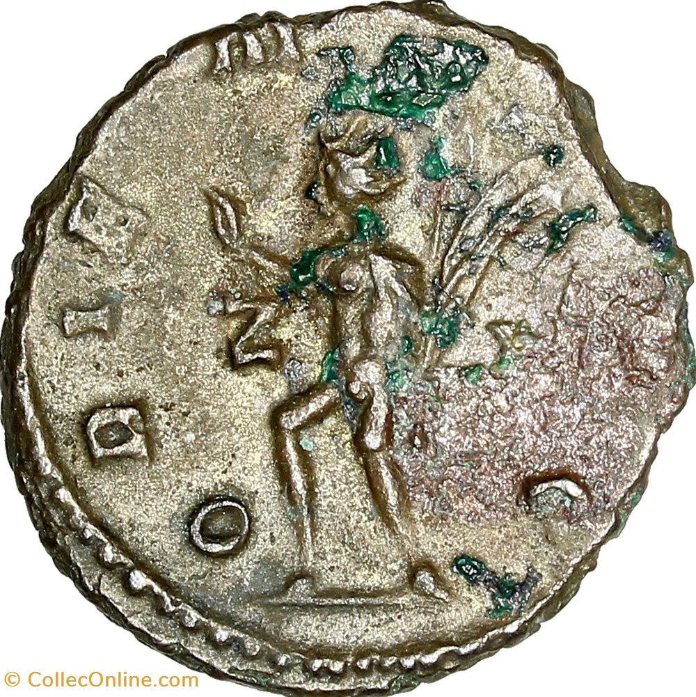 monnaies antiques romaines imperiales et republicaines antoninien de gallien sol 265 266 rome