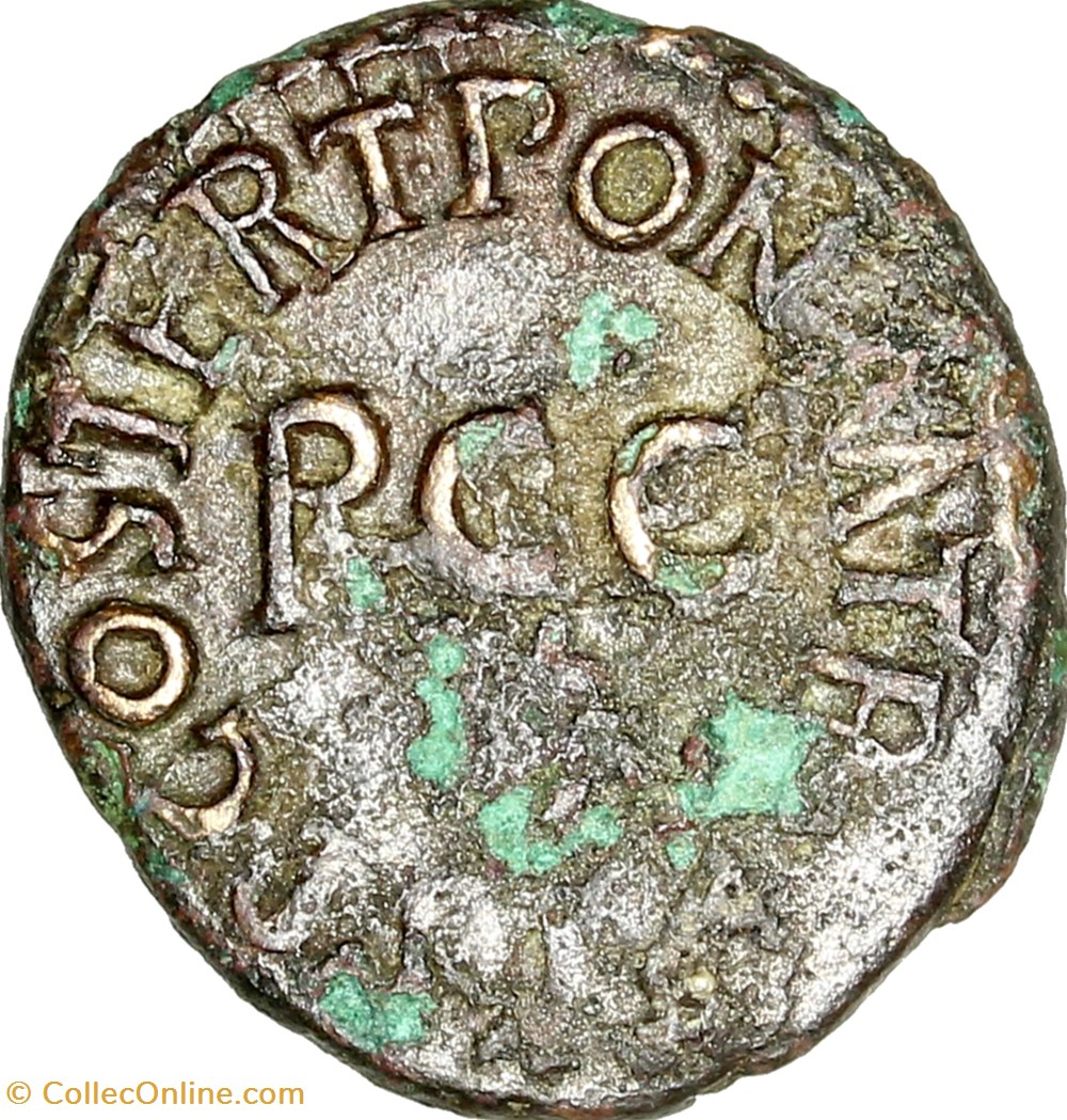 monnaies antiques romaines imperiales et republicaines quadrans de caligula pileus 40 rome