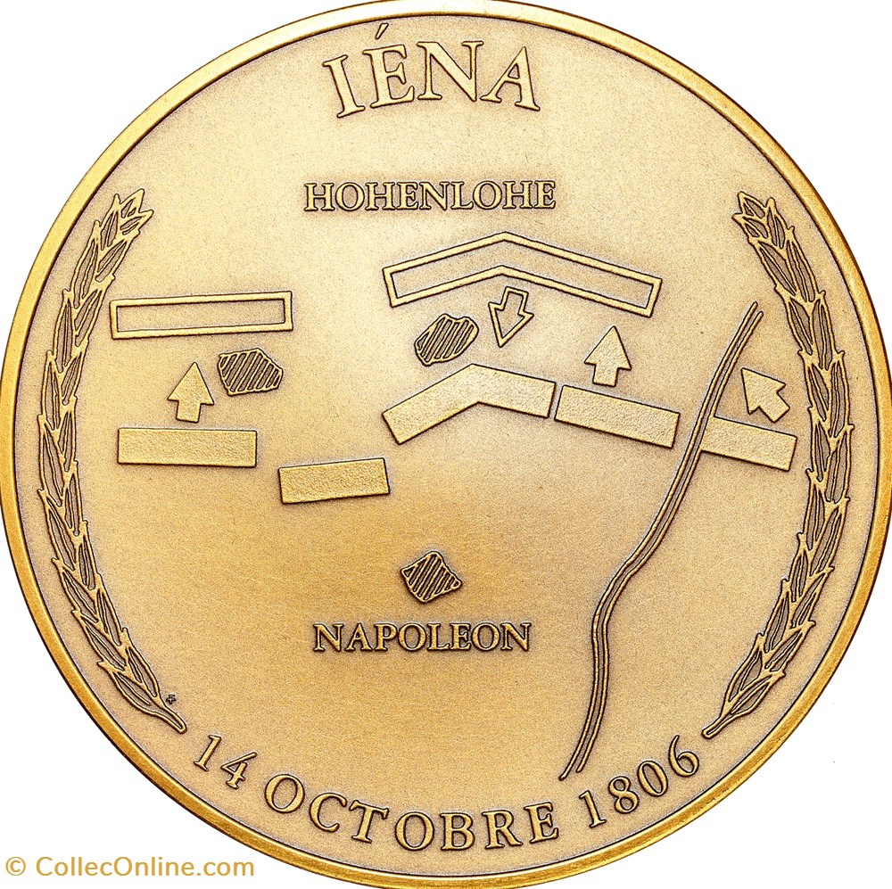 medailles france batailles de napoleon iena 1991