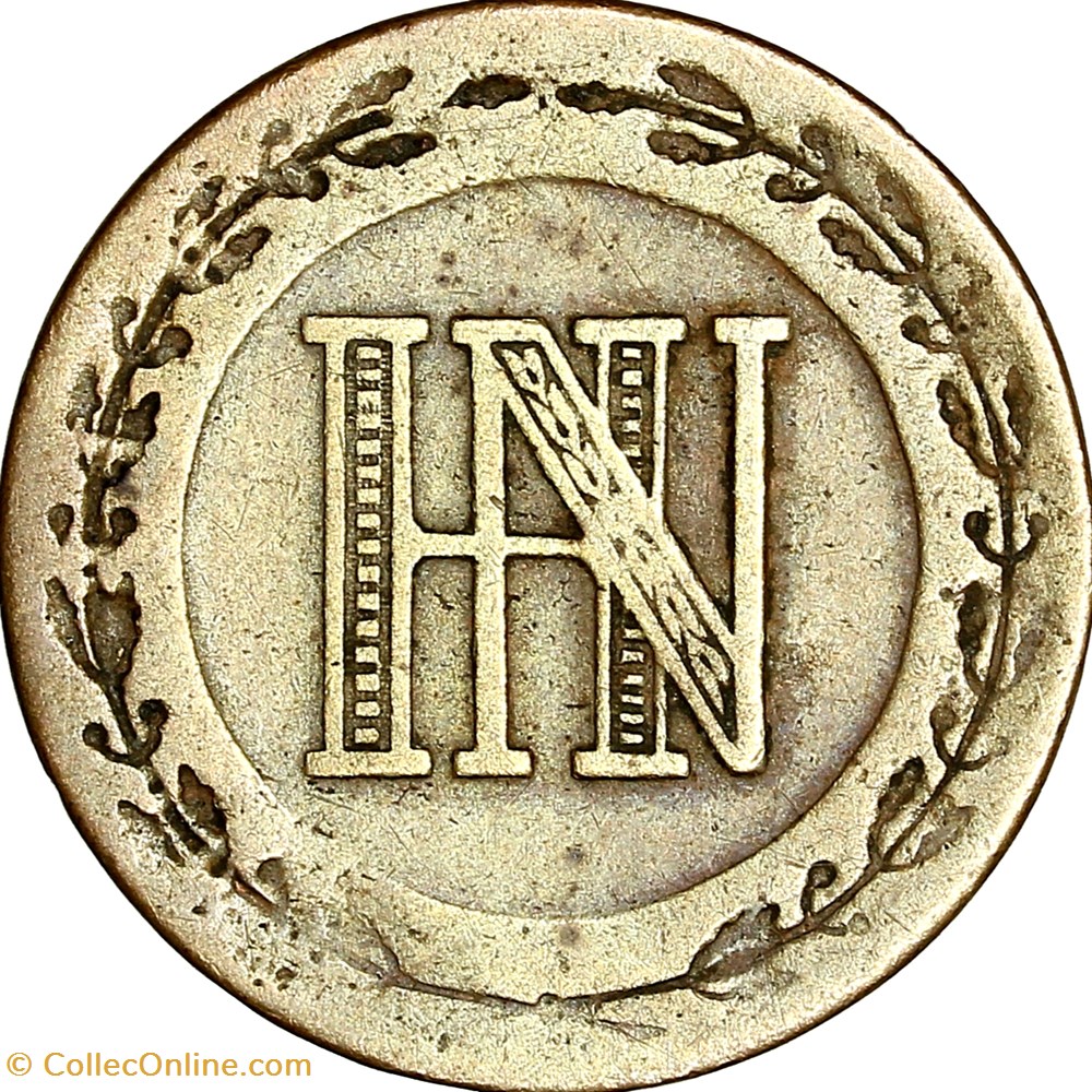 2 centimes de Westphalie, Jérôme Napoléon, 1810, Cassel monnaies monde france 2 centimes de westphalie jerome napoleon 1810 cassel