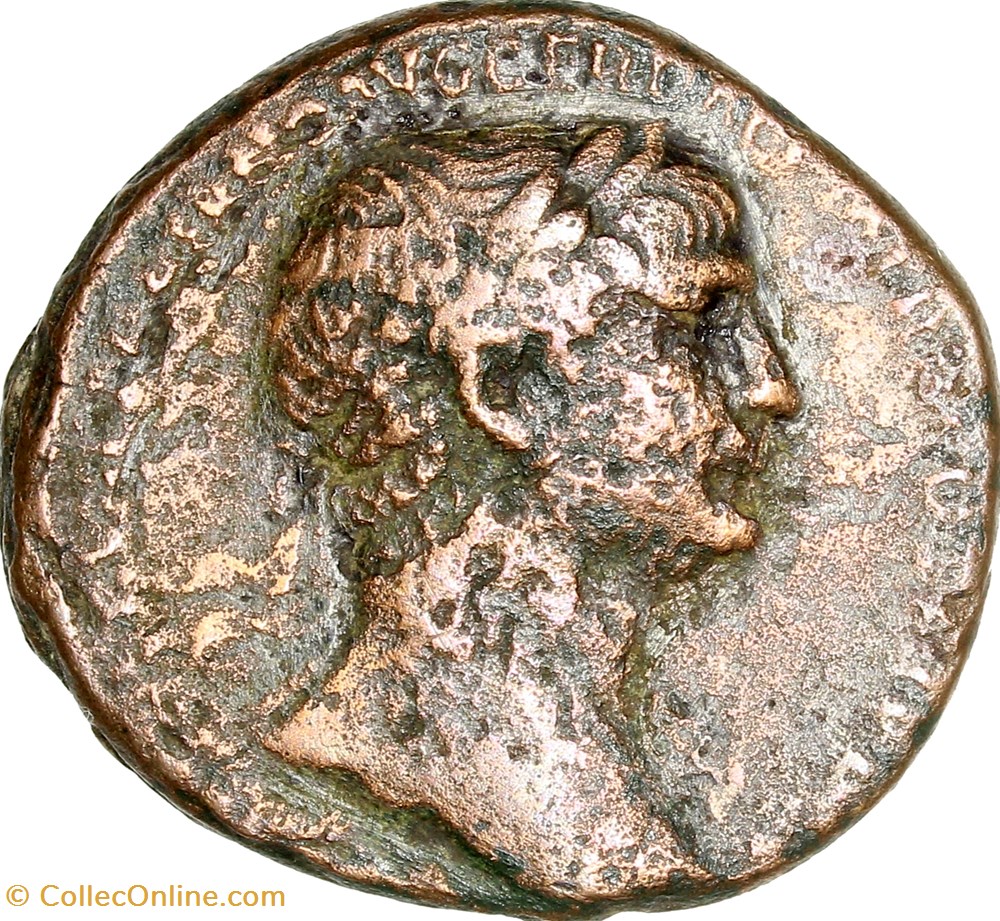 As de Trajan, Abundantia, 113, Rome monnaies antiques romaines imperiales et republicaines as de trajan abundantia 113 rome