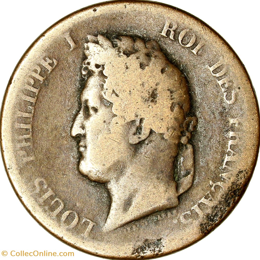 5 centimes des colonies, Louis-Philippe Ier, 1841, Paris monnaies monde france 5 centimes des colonies louis philippe ier 1841 paris
