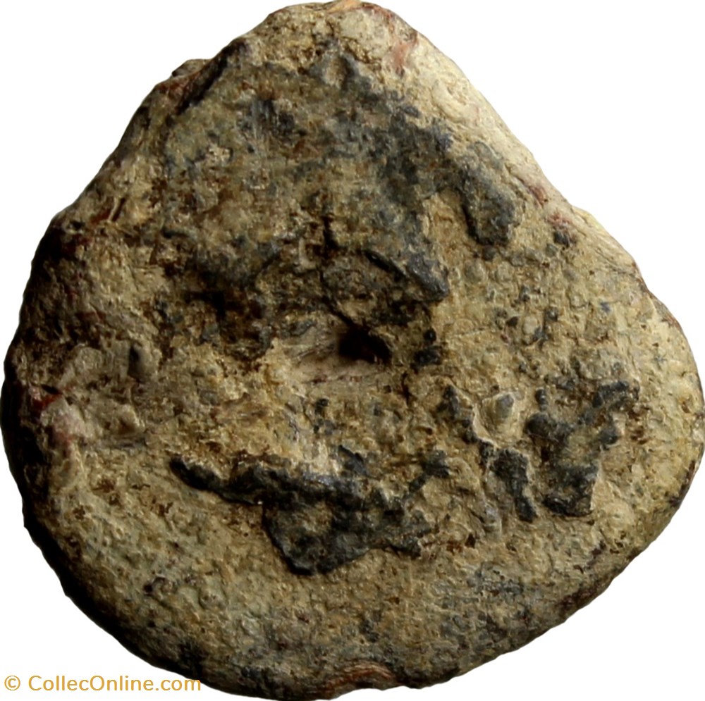 Aes formatum with shell form, VIe - IIIe s. AC. monnaies antiques romaines republicaines imperiales aes formatum with shell form vie iiie s ac
