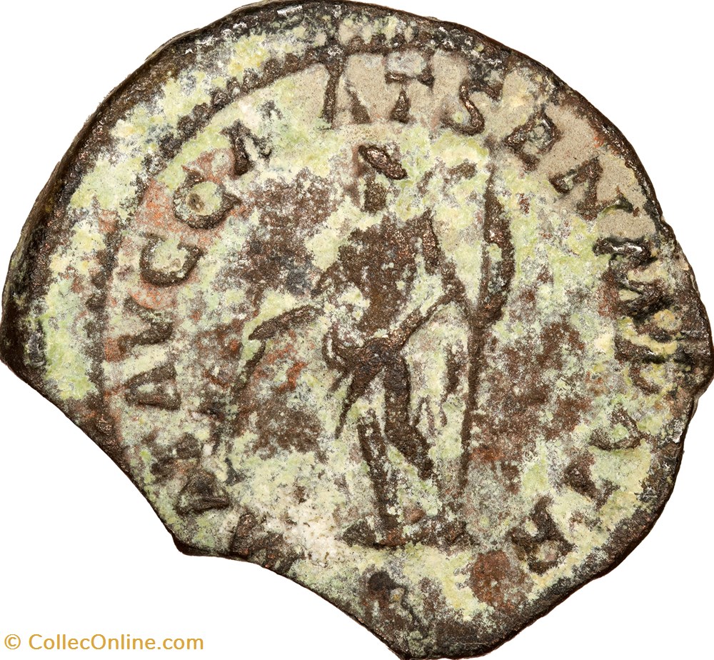Denier de Julia Domna (faux d'époque coulé), Julia Domna, 211, atelier irrégulier monnaies antiques romaines imperiales et republicaines denier de julia domna faux epoque coule julia domna 211 atelier irregulier