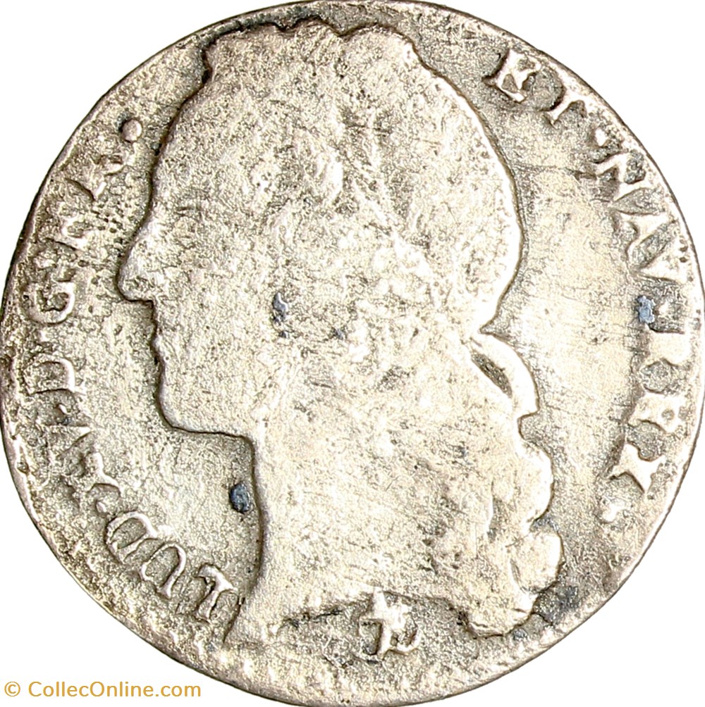 monnaies europe medievale france royales dixieme ecu au bandeau louis xv 1747 dijon