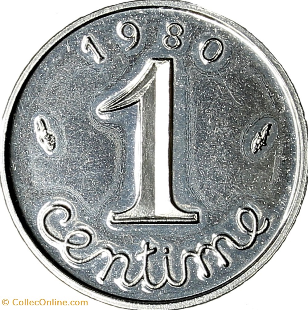 1 centime épi, FDC, 1980 monnaies monde france 1 centime epi fdc 1980