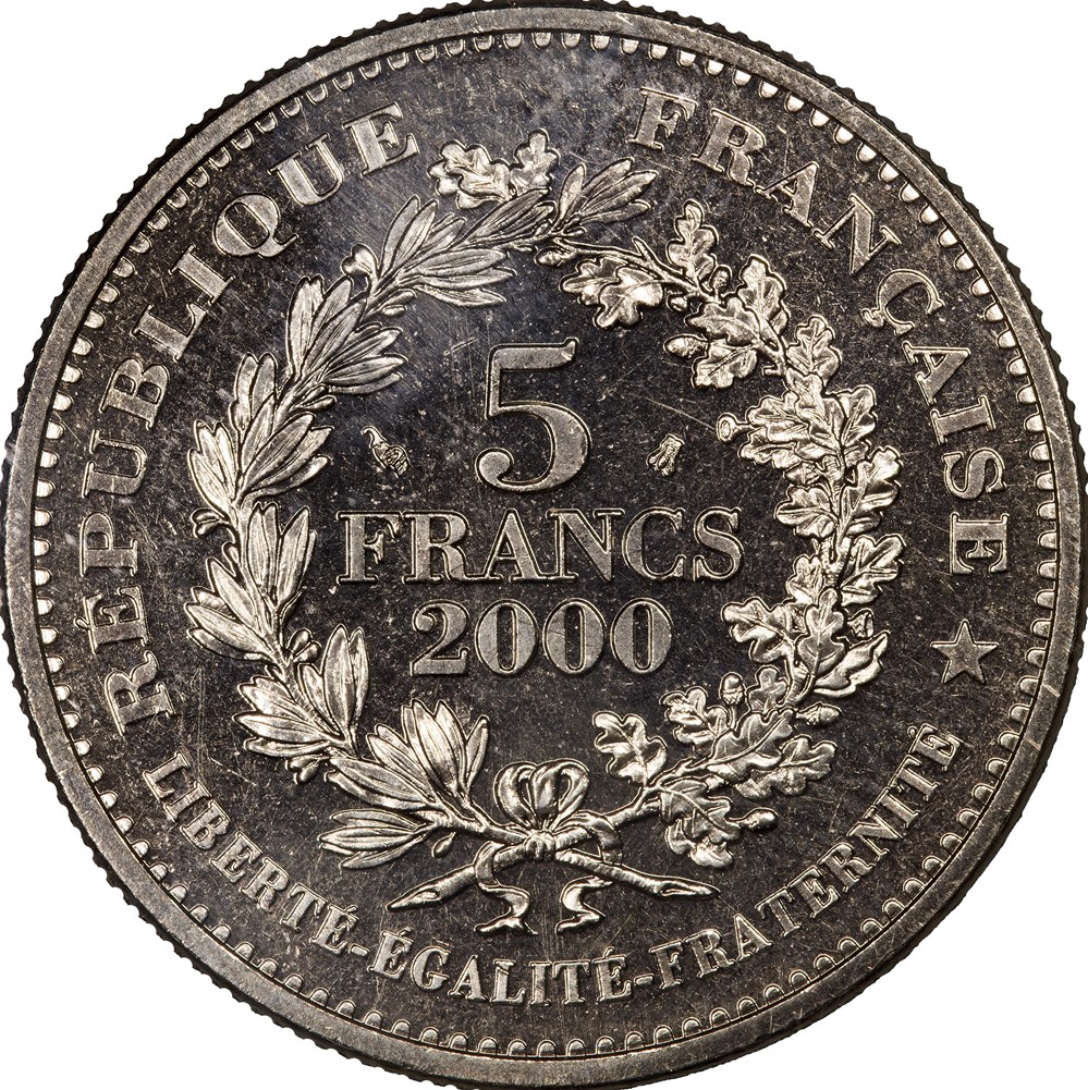 5 francs Statère des Parisii, BU, 2000 monnaies monde france 5 francs statere des parisii bu 2000