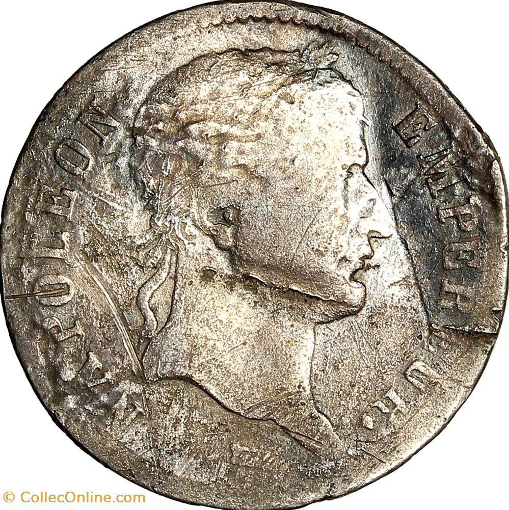 1 franc, tête laurée, Empire, Napoléon Ier, 1812, Rouen monnaies monde france 1 franc tete lauree empire napoleon ier 1812 rouen