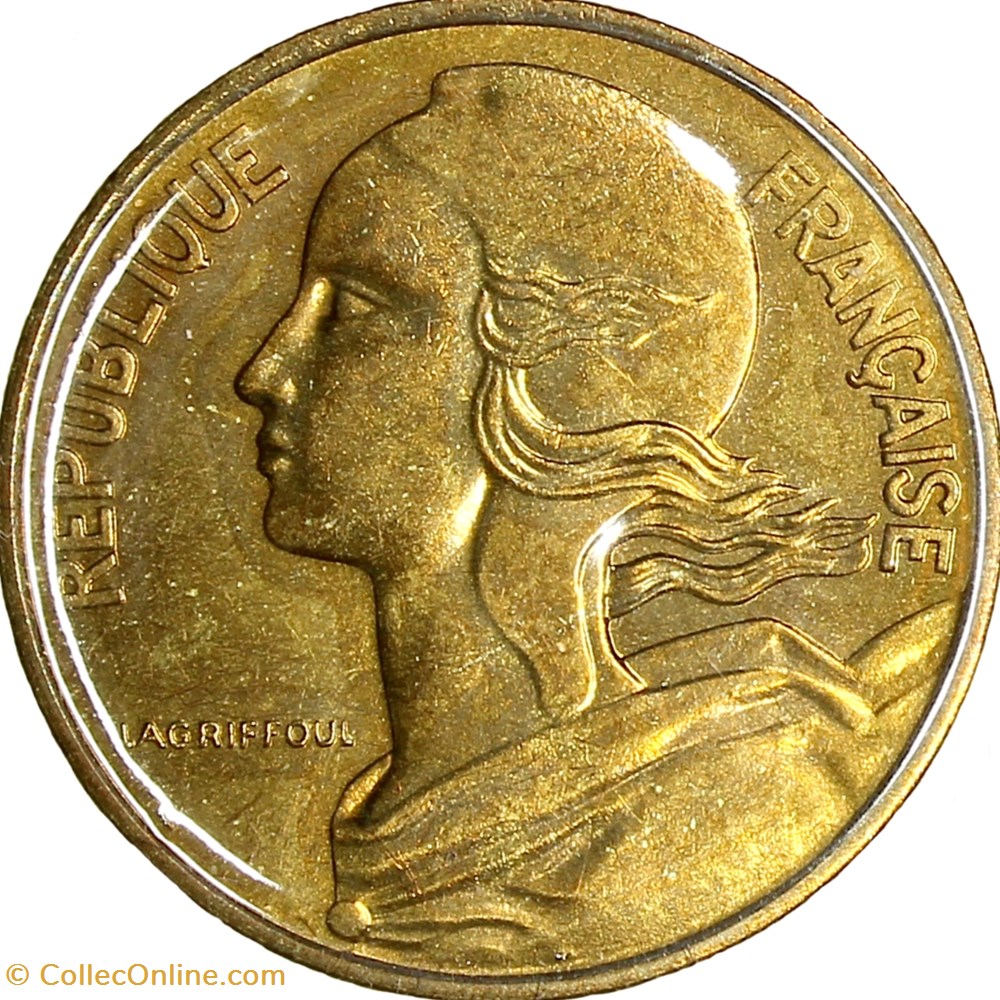 monnaies monde france 10 centimes marianne fdc 1980