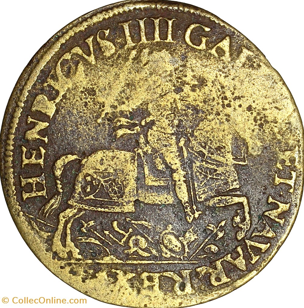 monnaies jetons mereaux jeton henri iv 1596