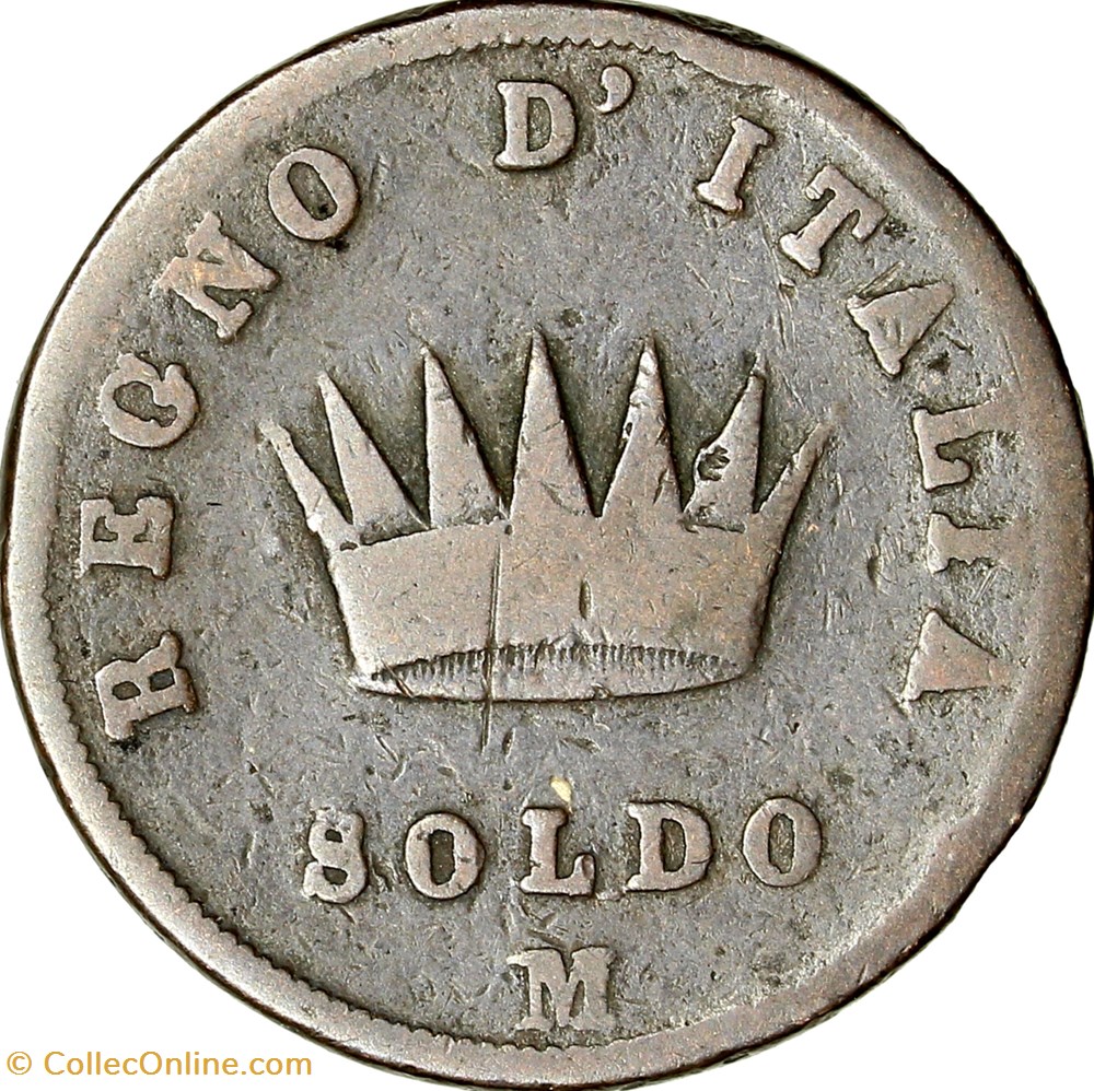 Soldo d'Italie, Napoléon Ier, 1811, Milan monnaies monde france soldo italie napoleon ier 1811 milan