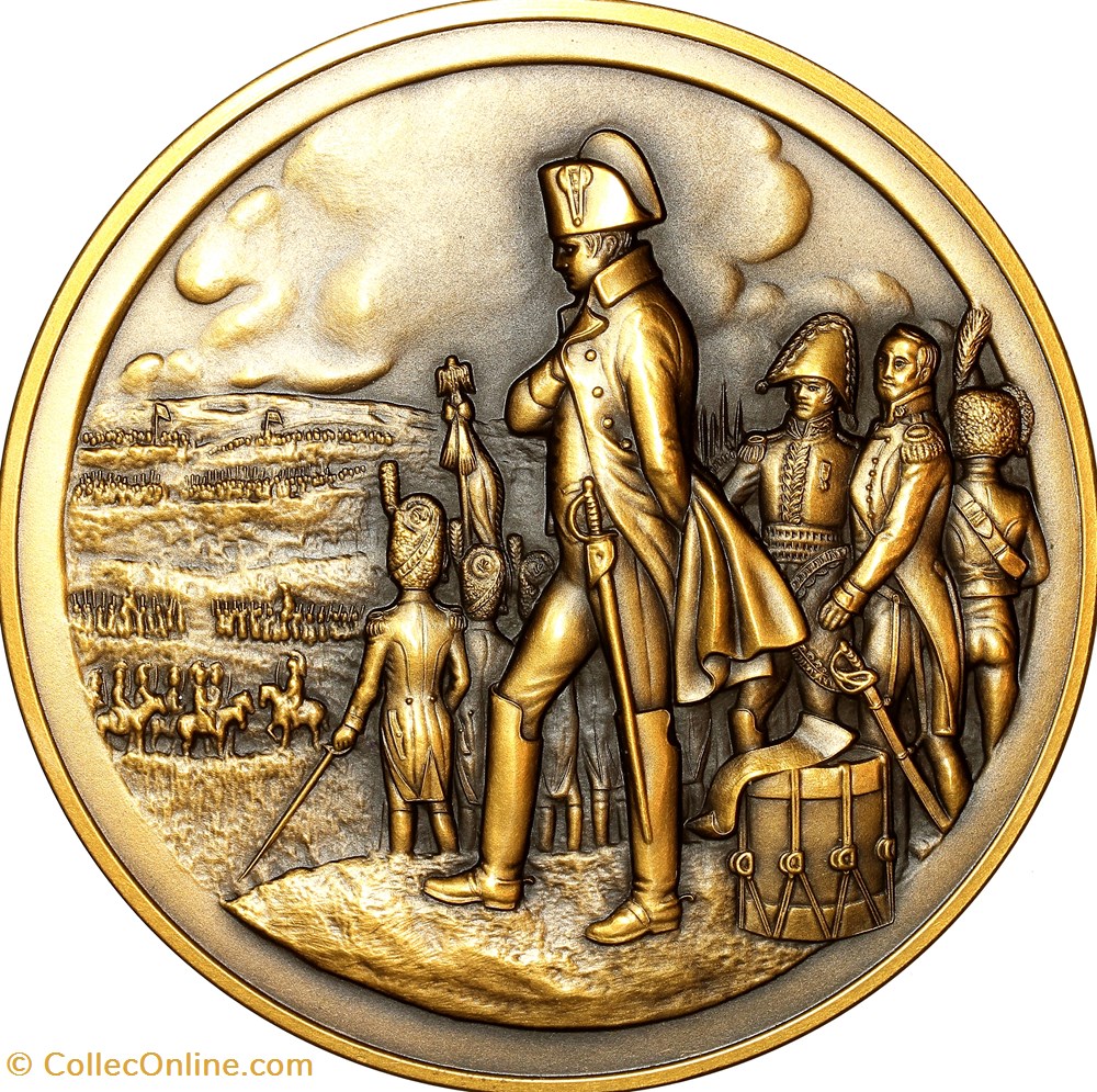 medailles france batailles de napoleon waterloo 1991