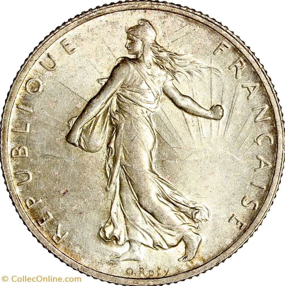 2 francs Semeuse, IIIe République, 1915 monnaies monde france 2 francs semeuse iiie republique 1915
