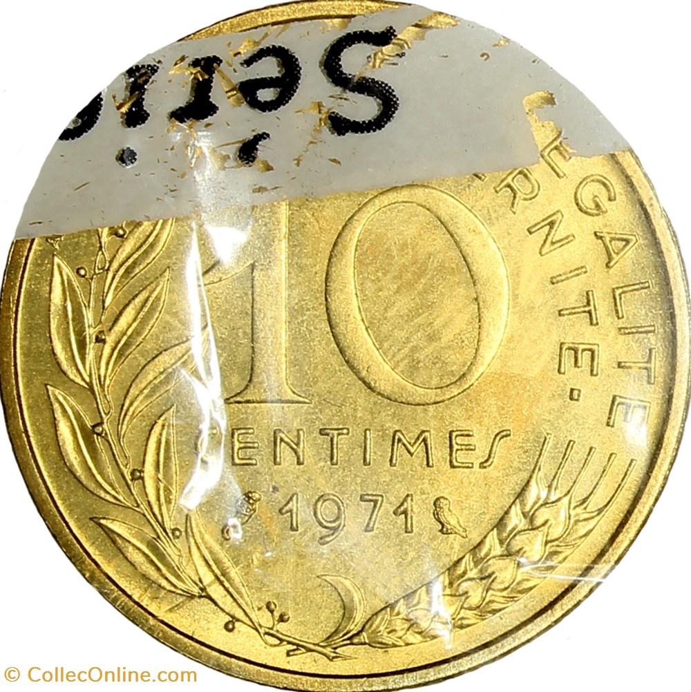 10 centimes Marianne, FDC, 1971 monnaies monde france 10 centimes marianne fdc 1971