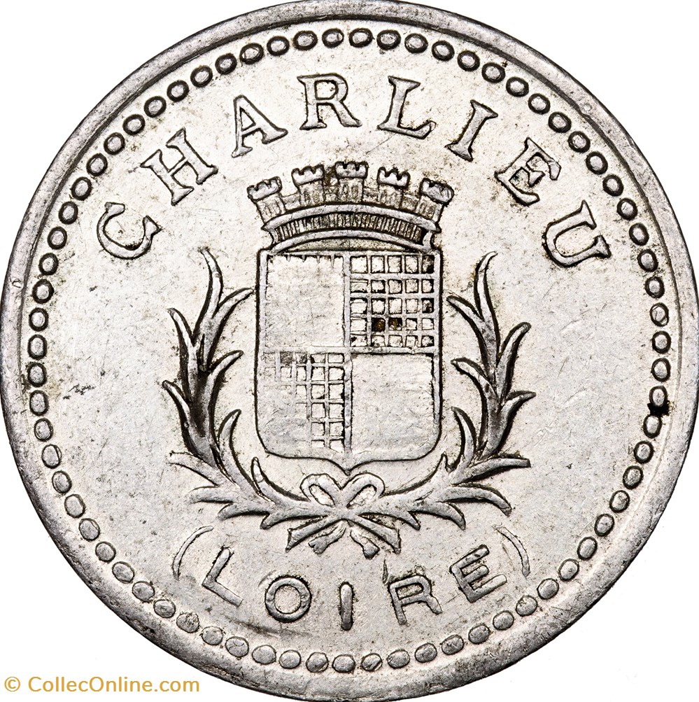 monnaies monde france 25 centimes union commerciale et industrielle de charlieu 1920
