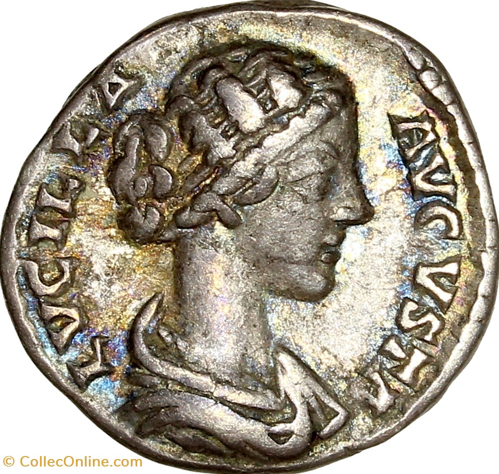monnaies antiques a romaines imperiales et republicaines denier de lucille venus 164 169 rome