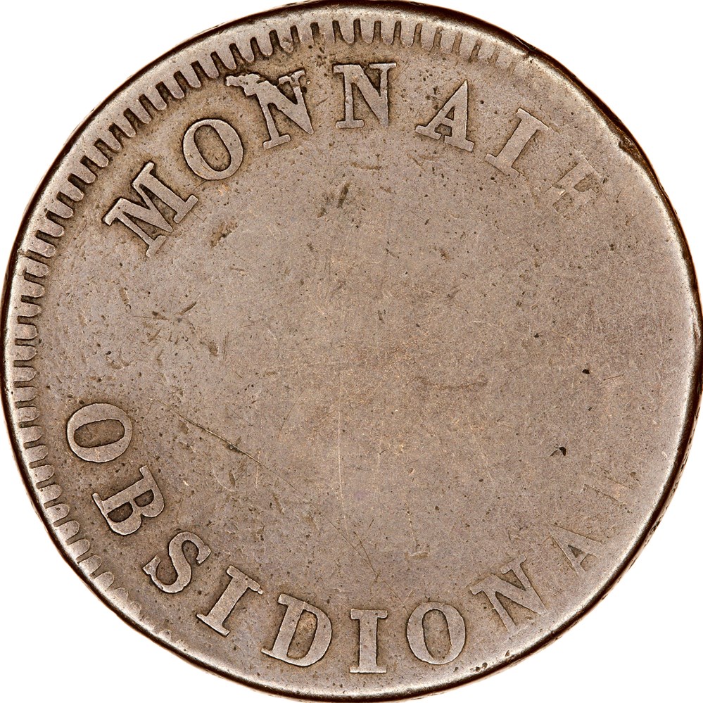 5 centimes d'Anvers au double L, Louis XVIII, 1814V, Anvers, atelier de Wolschot monnaies monde france 5 centimes anvers au double l louis xviii 1814v anvers atelier de wolschot