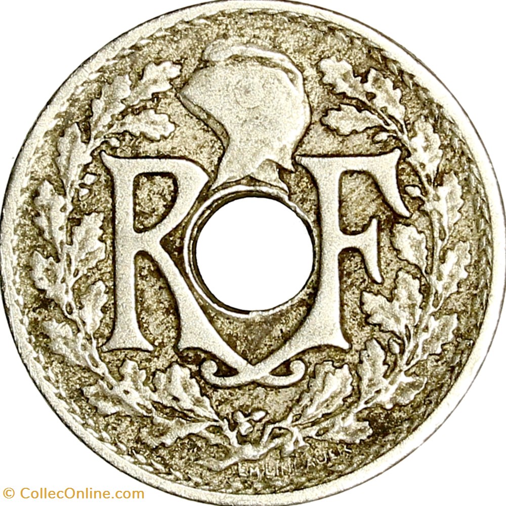 5 centimes Lindauer, petit module, IIIe République, 1920 monnaies monde france 5 centimes lindauer petit module iiie republique 1920