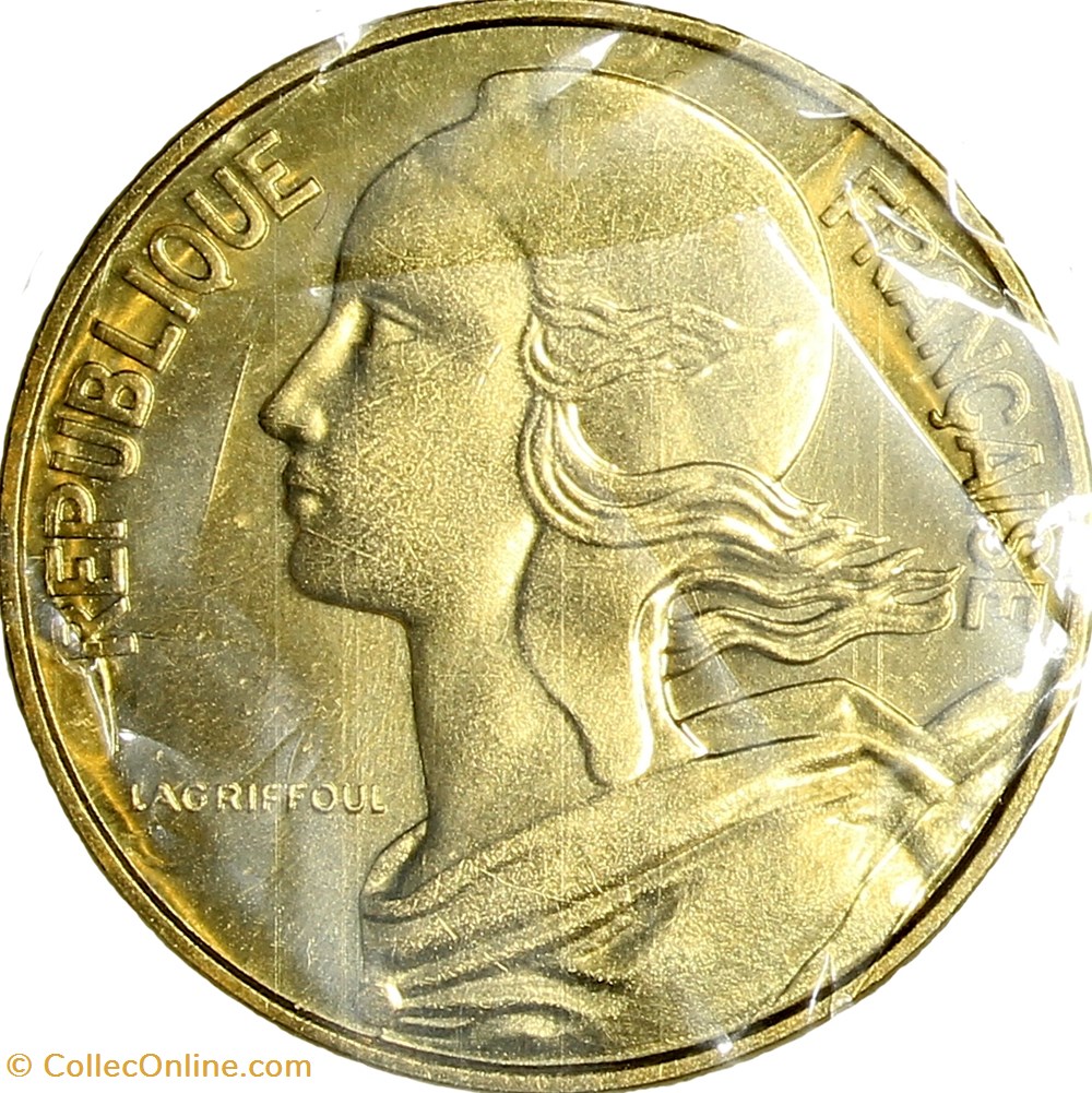 10 centimes Marianne, FDC, 1974 monnaies monde france 10 centimes marianne fdc 1974