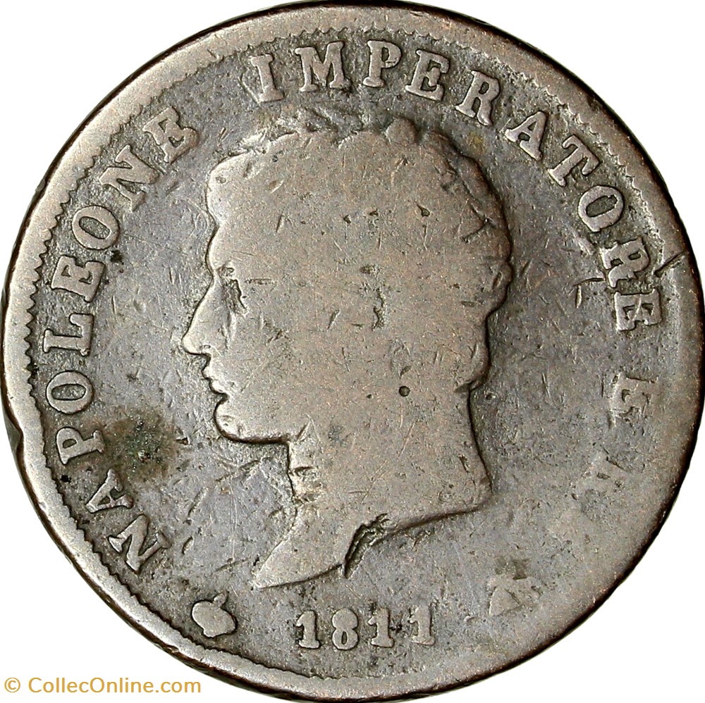 Soldo d'Italie, Napoléon Ier, 1811, Milan monnaies monde france soldo italie napoleon ier 1811 milan
