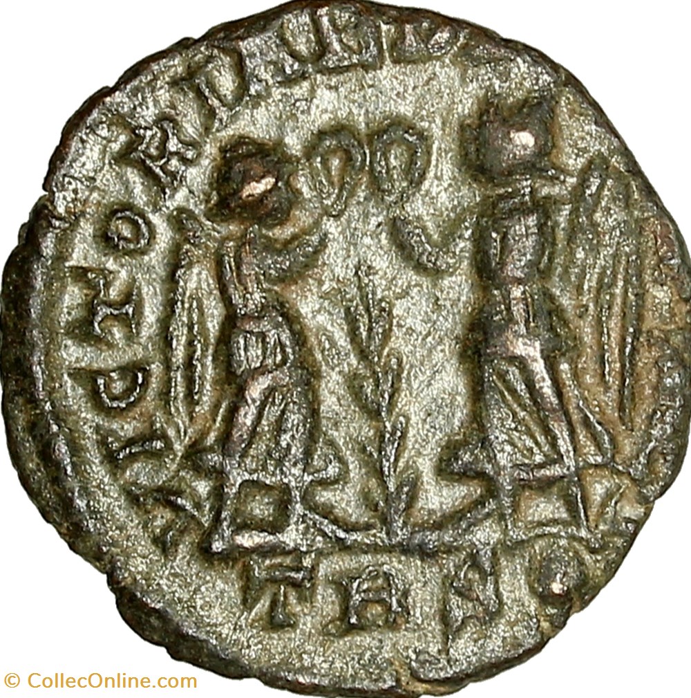 monnaies antiques romaines imperiales et republicaines centenionalis de constans victoires 347 348 treves