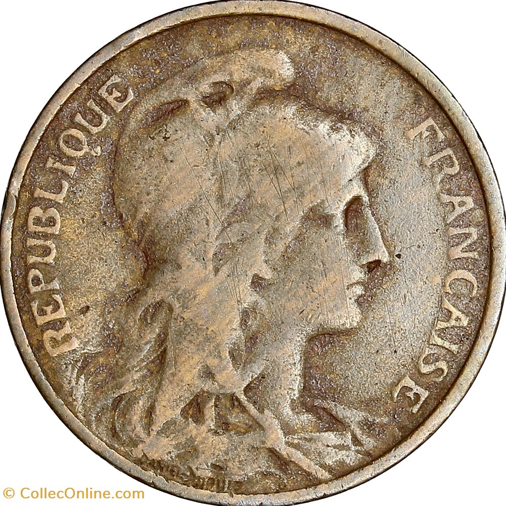 5 centimes Daniel-Dupuis, IIIe République, 1920 monnaies france modernes 5 centimes daniel dupuis iiie republique 1920
