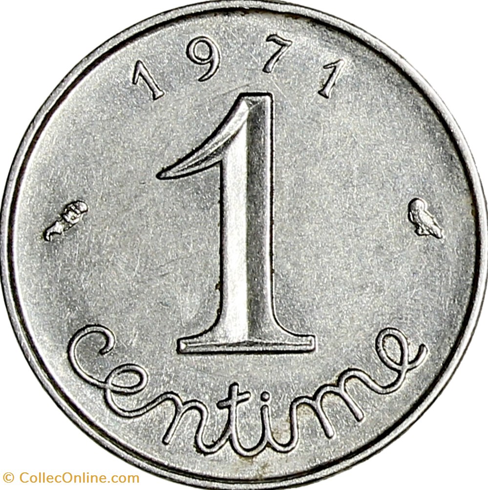 1 centime épi, 1971 monnaies monde france 1 centime epi 1971
