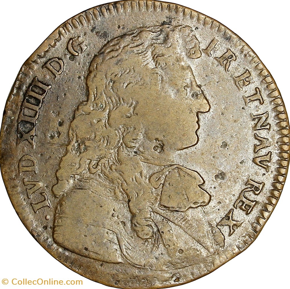Jeton Louis XIV - Bâtiments du Roi, c. 1668 monnaies jetons mereaux jeton louis xiv batiments du roi c 1668