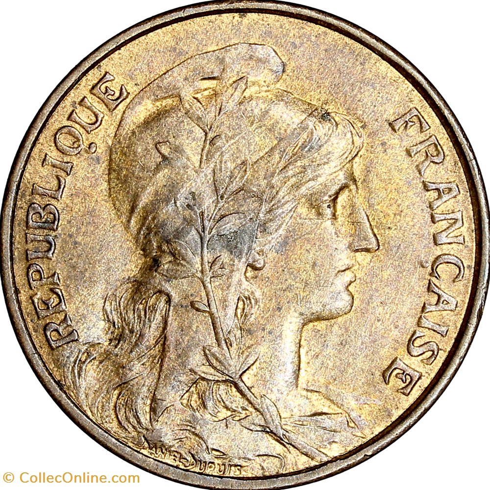 5 centimes Daniel-Dupuis, IIIe République, 1916★ monnaies france modernes 5 centimes daniel dupuis iiie republique 1916