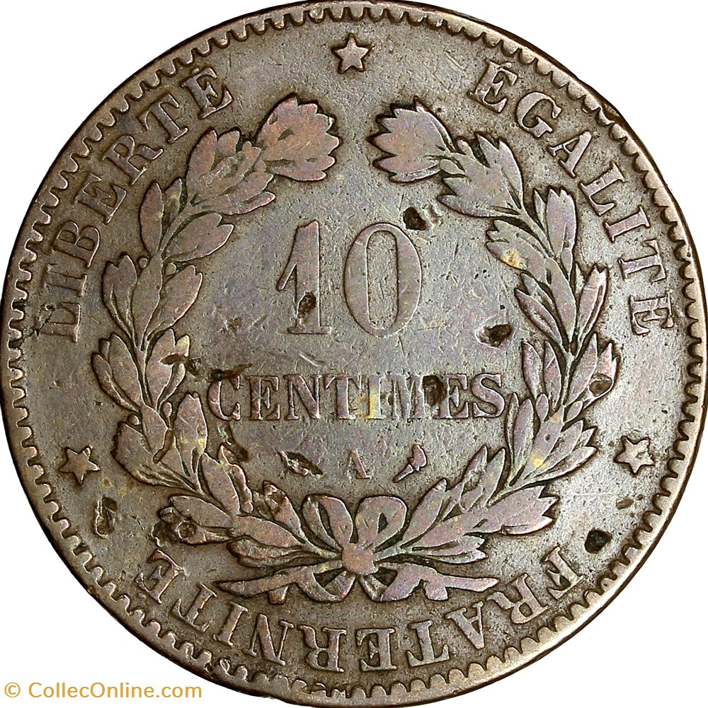10 centimes Cérès, IIIe République, 1898, Paris monnaies monde france 10 centimes ceres iiie republique 1898 paris