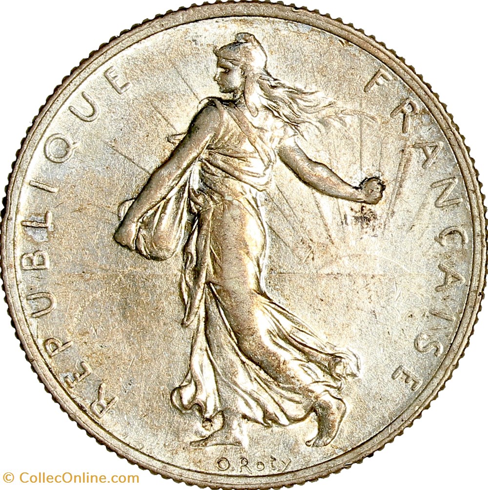 2 francs Semeuse, IIIe République, 1918 monnaies monde france 2 francs semeuse iiie republique 1918
