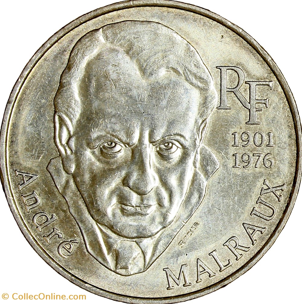 100 francs Malraux, 1997 monnaies monde france 100 francs malraux 1997