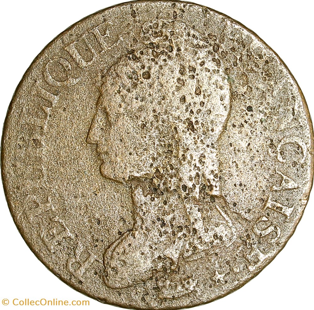 Cinq centimes Dupré, grand module, le Directoire, an 6 / 5, Strasbourg monnaies monde france cinq centimes dupre grand module le directoire an 6 5 strasbourg