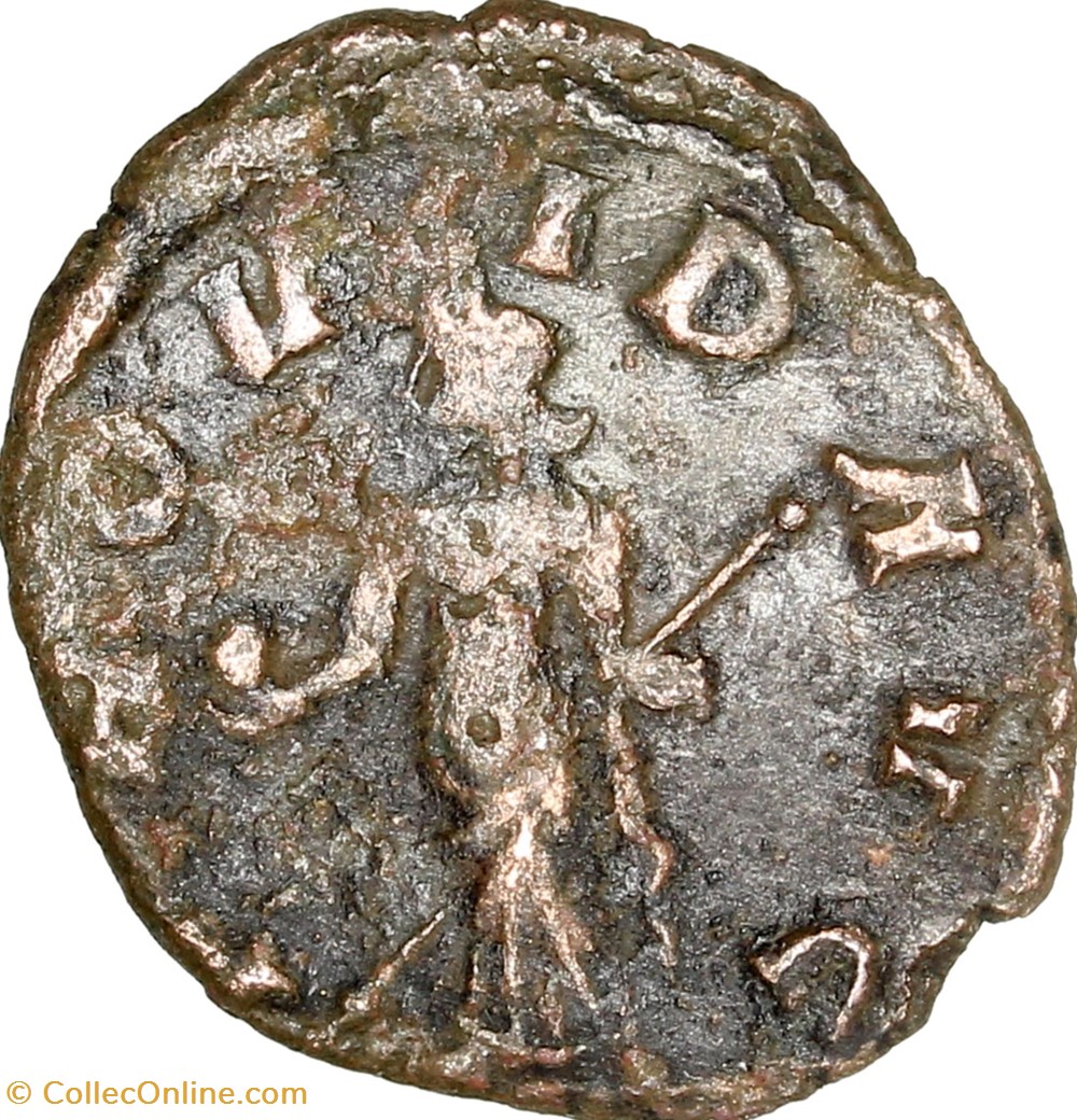 monnaies antiques romaines imperiales et republicaines antoninien hybride de salonine providentia 262 263 rome