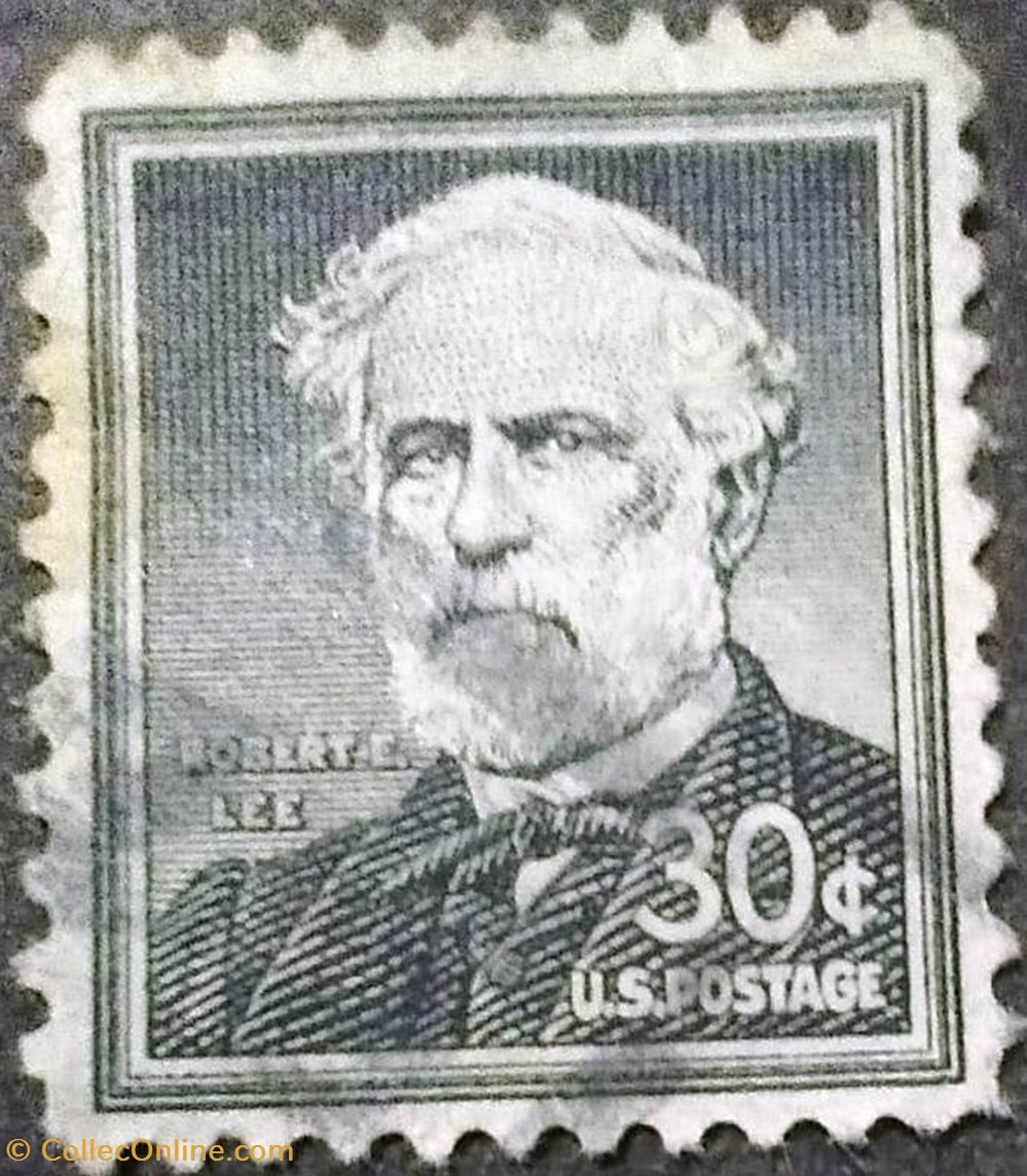 Robert E. Lee - 30 C (U. S. 1955) selos robert e lee 30 c u s 1955